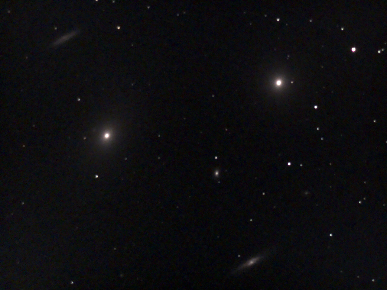 NGC 4387, NGC 4388 und NGC 4402